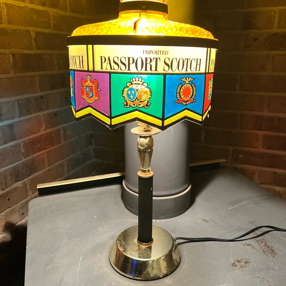 Passport Red and Blue Accent Decor